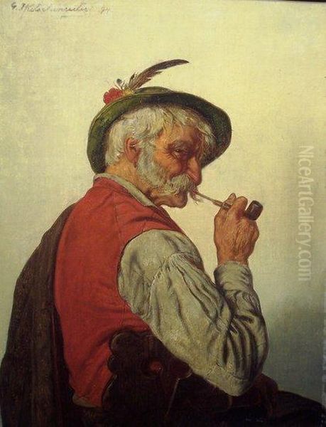 Portrait Of A Gentleman Oil Painting by G.Hugo Kotschenreiter