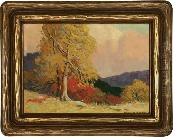 Sycamore Oil Painting by Carl Rudolph Krafft
