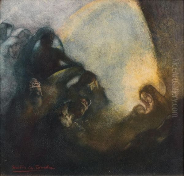 Les Rois Mages Oil Painting by Gaston de Latouche