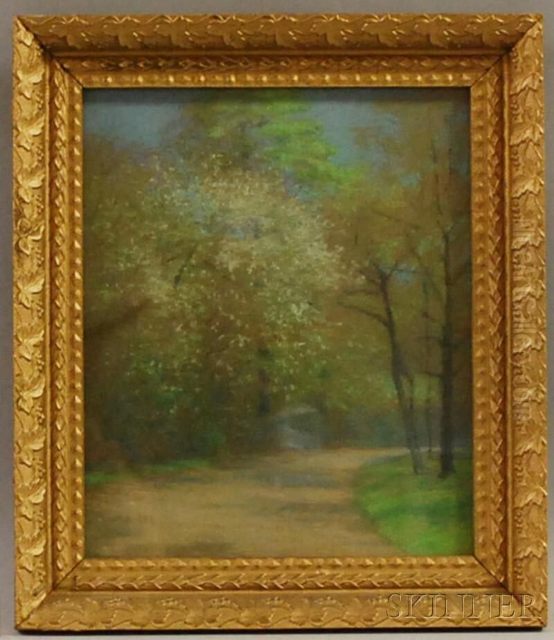The Shady Path Oil Painting by Laura Lee
