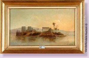 Le Temple D'isis Sur L'ile De Philae Sur Le Nil