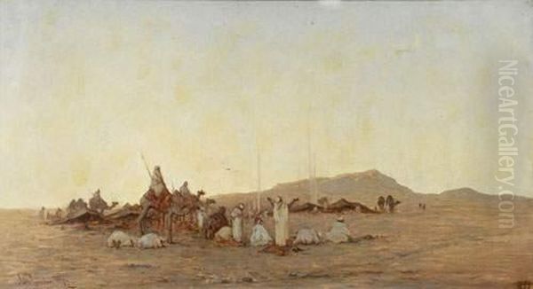 L'heure De La Priere Oil Painting by Leon Adolphe Legendre