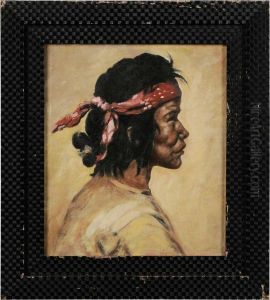 Sketch Of A Navajo Boy