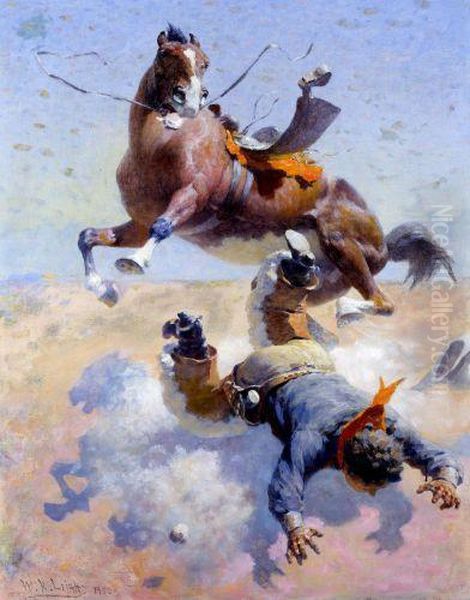 Nasty Actor Oil Painting by William Robinson Leigh