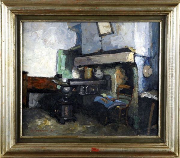 Interieur Rustique Oil Painting by Charly Leonard