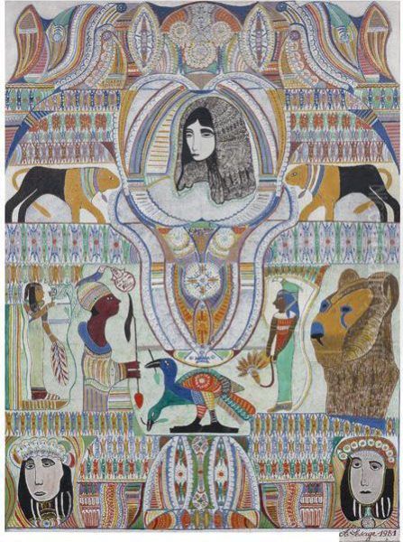 Sans Titre Oil Painting by Augustin Lesage