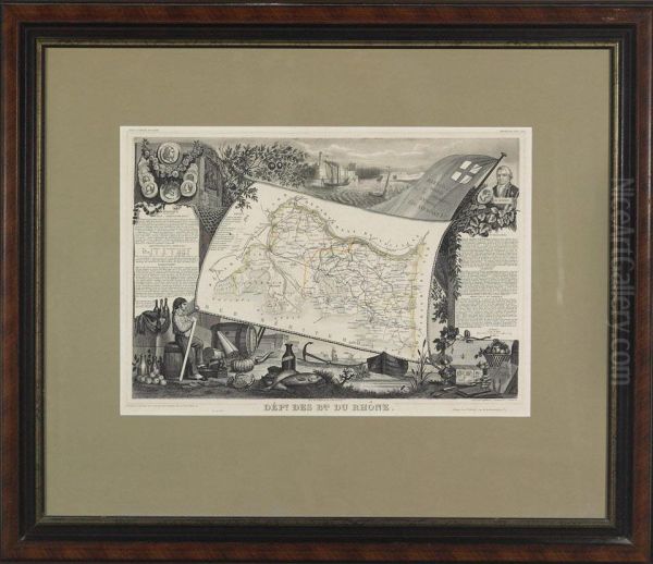 Dept. Des Bes Du Rhone Oil Painting by Victor Lesvasseur
