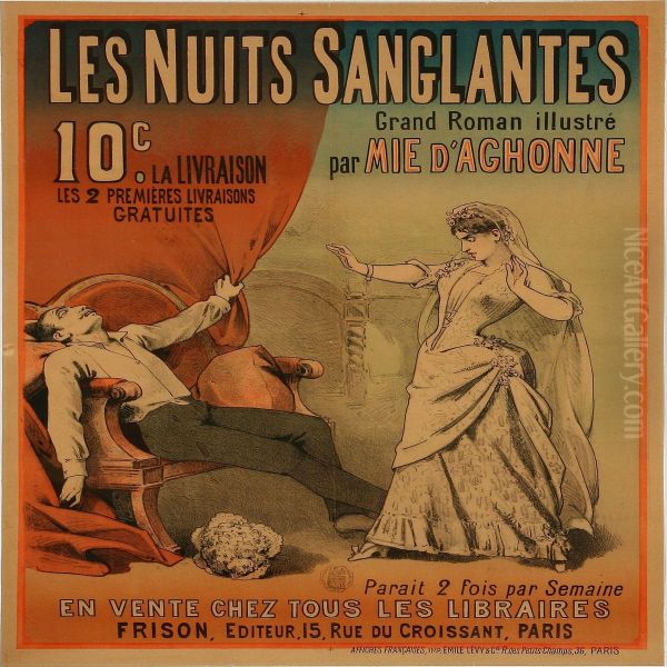 Les Nuits Sanglentes Oil Painting by Emile Levy