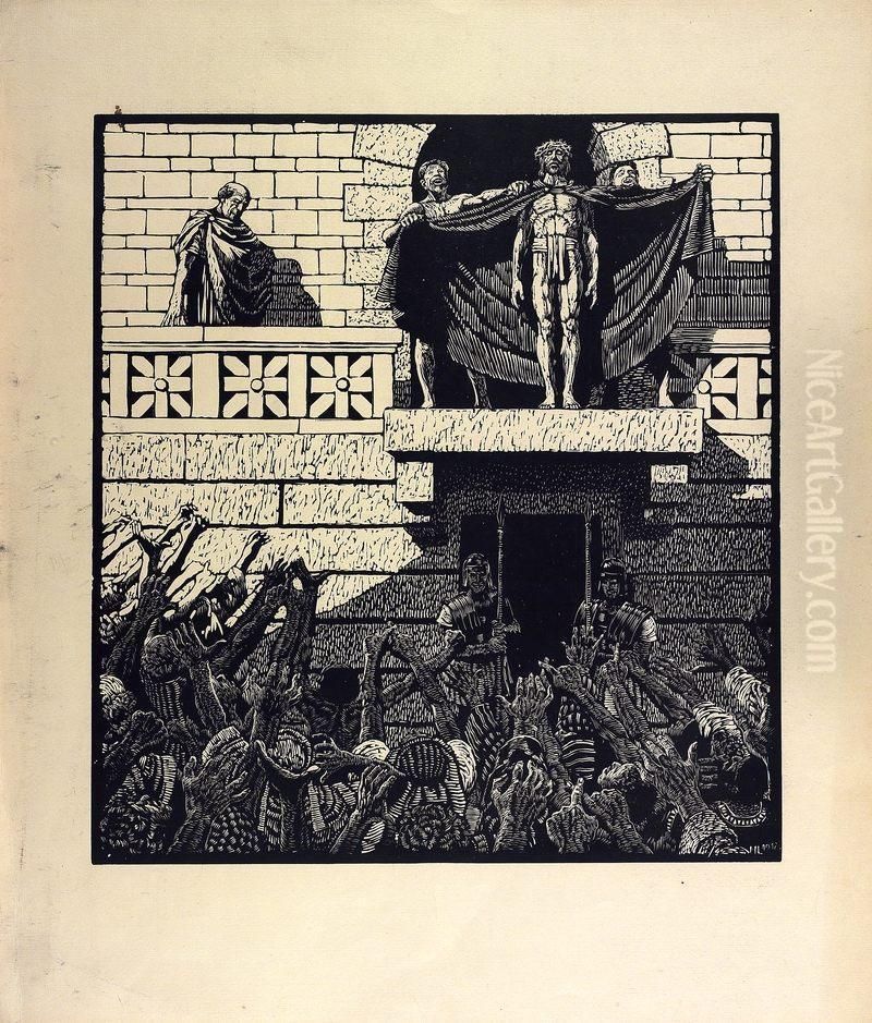 Ecce Homo Oil Painting by Hans Lietzmann
