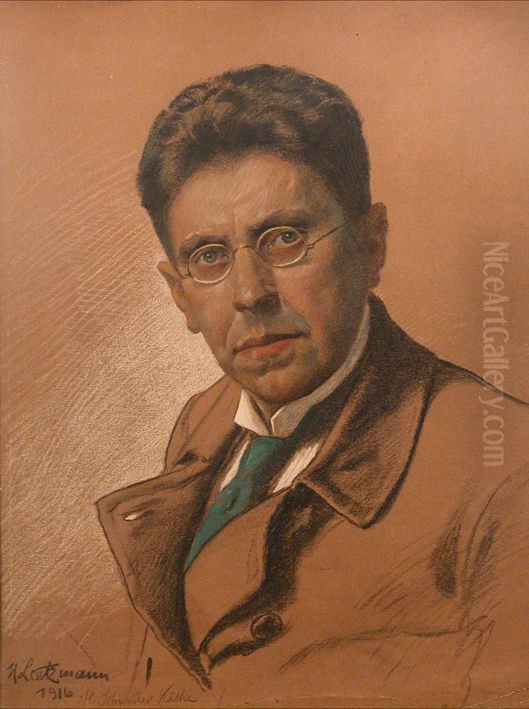 Autoritratto Oil Painting by Hans Lietzmann