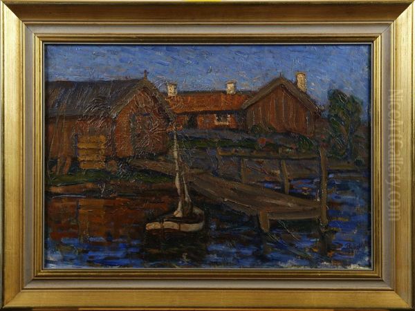 Kvall Oil Painting by Rikard Lindstrom