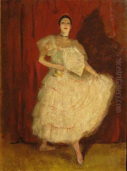 The Ballet Dancer Oil Painting by Edward Barnard Lintott
