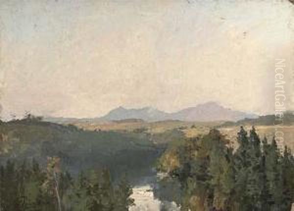 Braes Of Balquhidder Oil Painting by Nan C. Livingstone