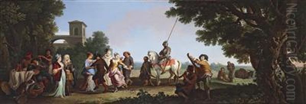 Don Quixote And Sancho Panza At Comacho