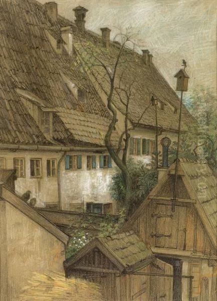 Ohne Titel Oil Painting by Franz Loffler