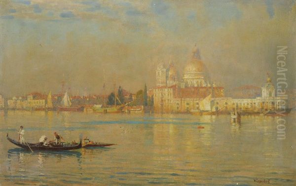 Venice Lagoon Oil Painting by Logsdail William