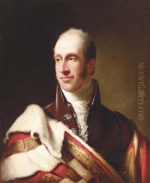 Portrait Of Edward Adolphus Oil Painting by James Lonsdale