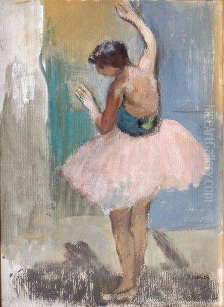 Ballerine Oil Painting by Jeanne Lourier