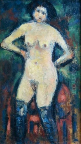 Le Modele Oil Painting by Maurice Louvrier