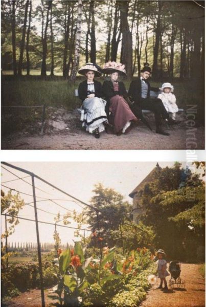 Thirteen Autochrome Plates, C. 1911 Oil Painting by Lumiere Auguste & Louis