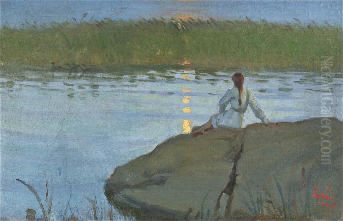 Kesayo Oil Painting by Edvin Lyden