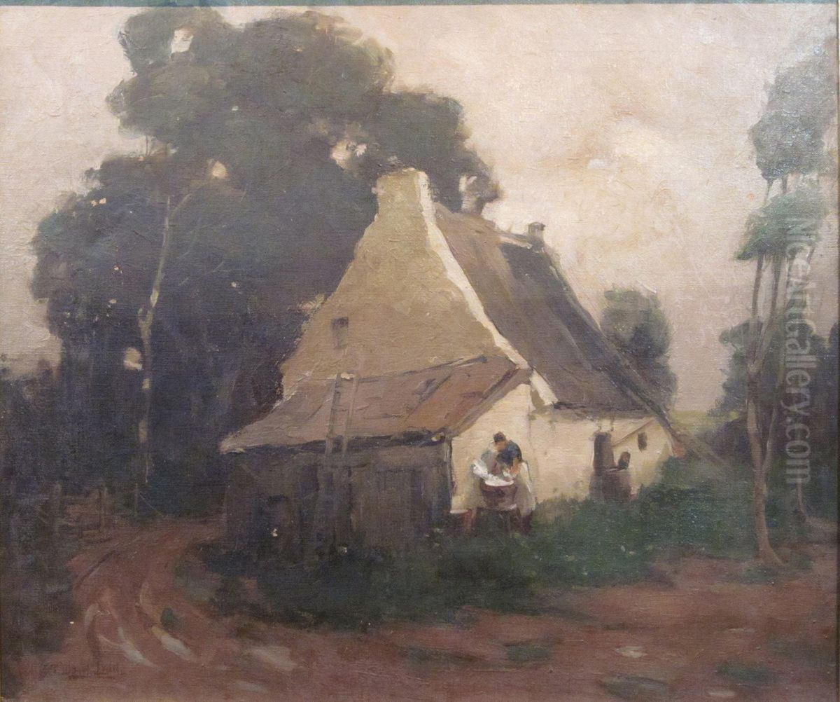 The Lone Cottage Oil Painting by Thomas Bonar Lyon