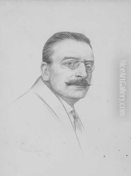 Arthur Griffiths Oil Painting by Darius Joseph Macegan
