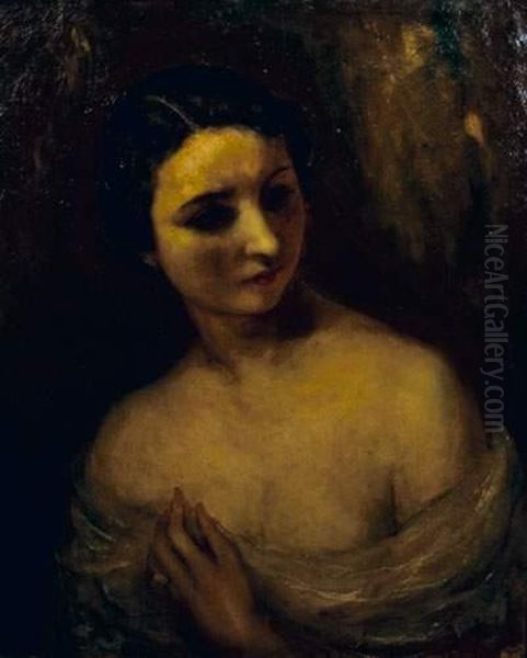 Portrait De Femme Oil Painting by Sergej Alexandrow. Mako
