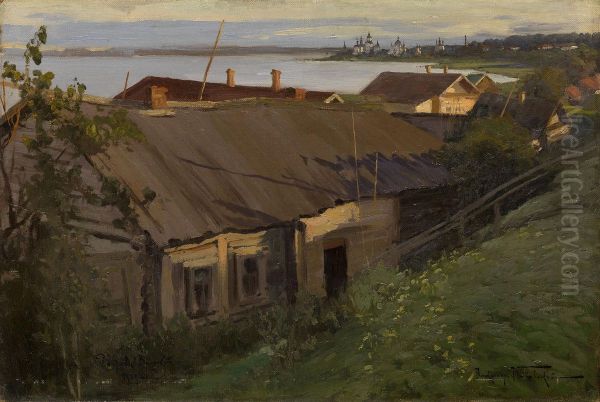 Evening In Rostov Oil Painting by Aleksander Vladimirovich Makovskii