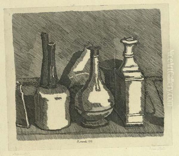 Giorgio Morandi 

Lot Title Oil Painting by Master Of The Acquavella Still Life