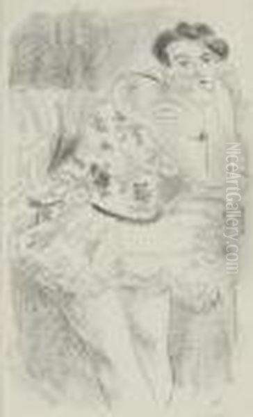 Danseuse Debout, Accoudee Oil Painting by Henri Matisse