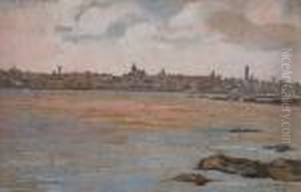 Vista De Montevideo Oil Painting by Leonie Matthis