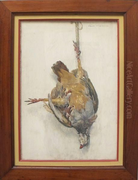 Perdrix Rouge Oil Painting by Edgard Maxence