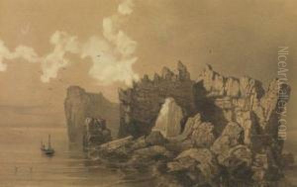 Expedition La Recherche Oil Painting by Auguste Etienne Francois Mayer