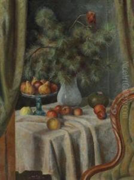Corner Of A Room Oil Painting by Henry Lee Mcfee