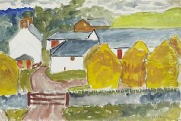 Untitled Oil Painting by John Mcnairn