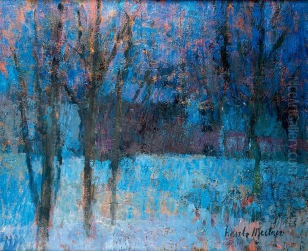 Paysage Oil Painting by Laszlo Meitner