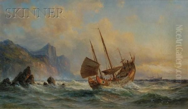 Junk Oil Painting by Fritz Sigfried G. Melbye