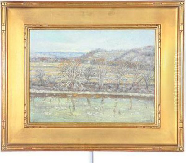 Along The Little Miami Oil Painting by Charles Alfred Meurer