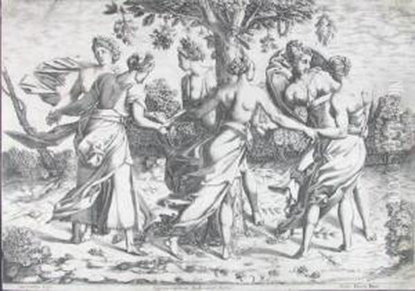 Der Tanz Der Dryaden Oil Painting by Pierre Milan