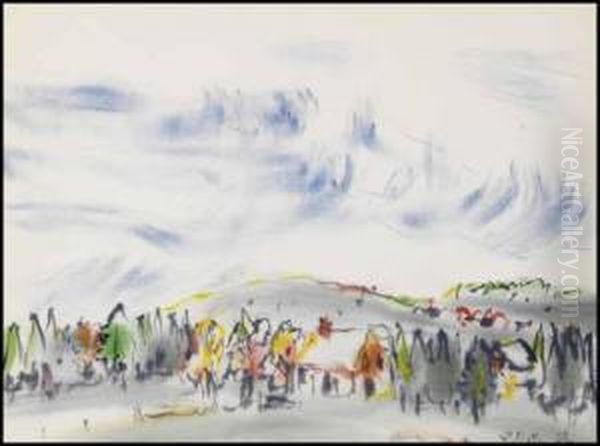 Sear's Clearing Oil Painting by David Brown Milne