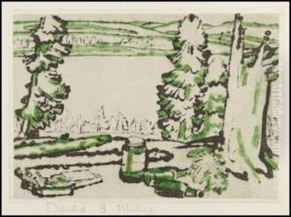 Painting Place Oil Painting by David Brown Milne