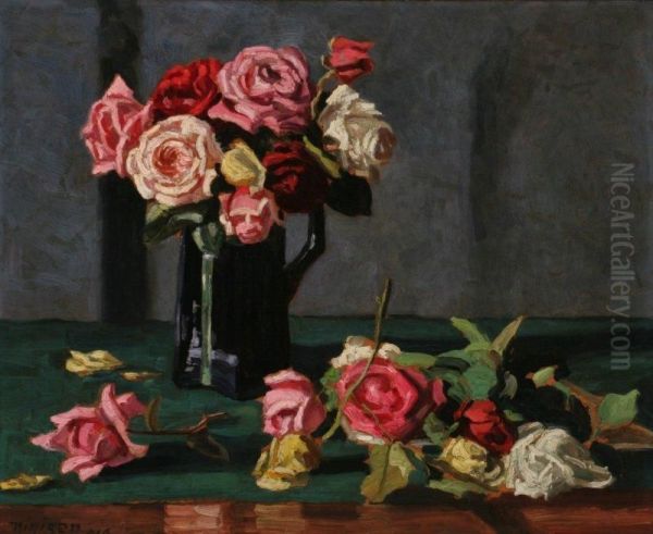Rozsak Oil Painting by Cornel Minisan