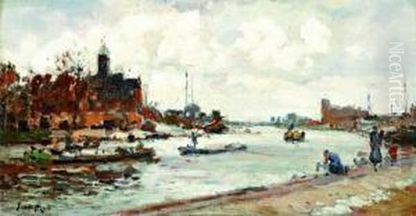 De Bocht Bij Leidschendam Oil Painting by Evert Moll