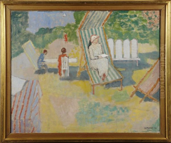 Siesta Oil Painting by Sigurd Moller