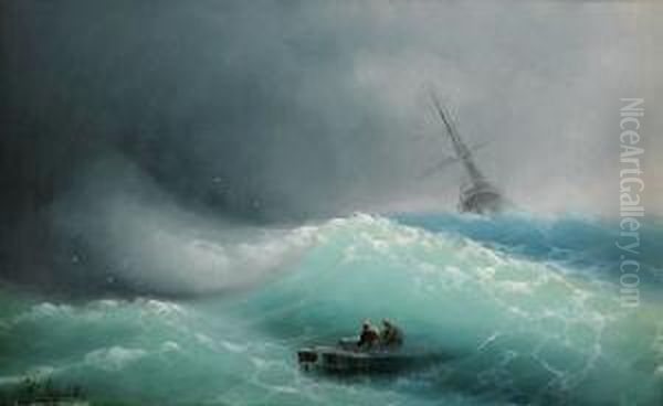The Survivors Oil Painting by Nikolai Morozov