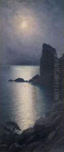 Seascape In A Moonlight