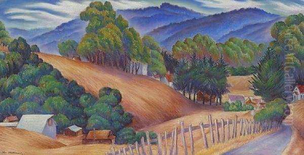 The Road To Olema Oil Painting by John Mottram