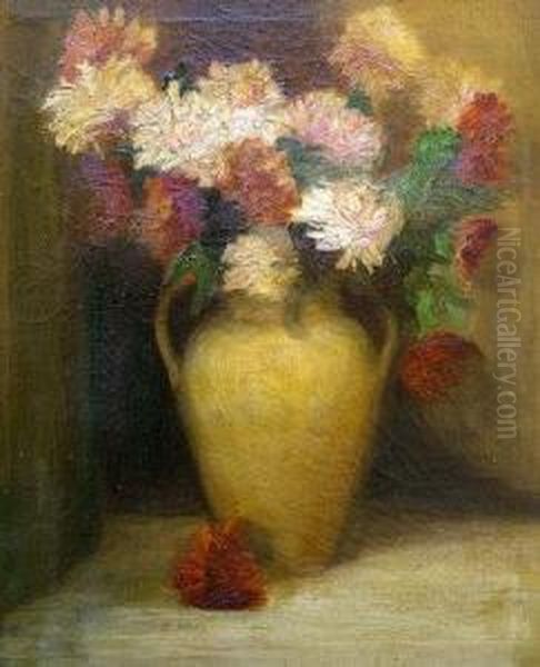 Floral Still Life Oil Painting by Jenner Moxon