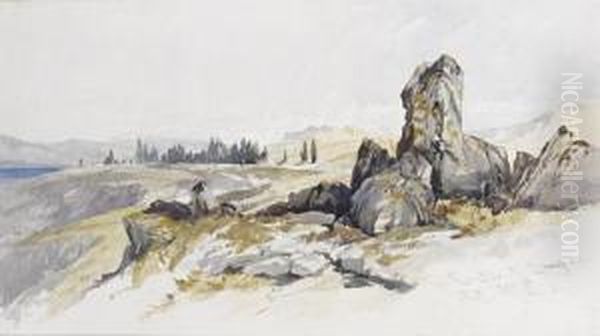 Castle Of Smyrna Oil Painting by William James Muller